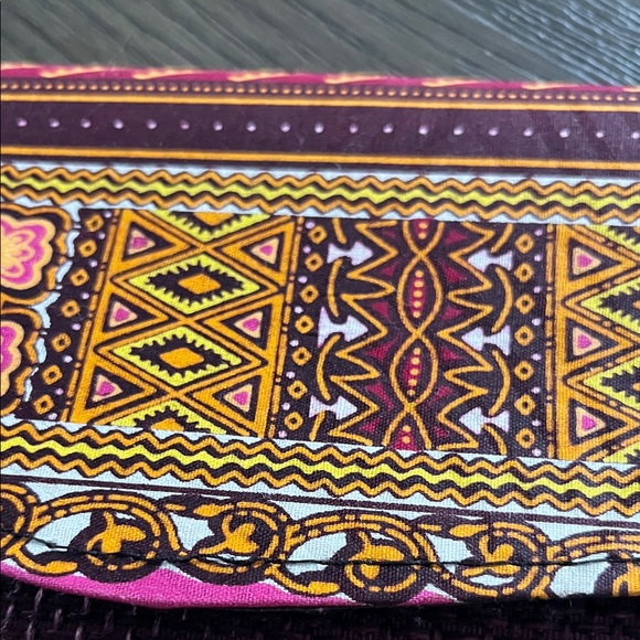 Elegant Purple Clutch with Ethnic Pattern - Picture 3 of 5